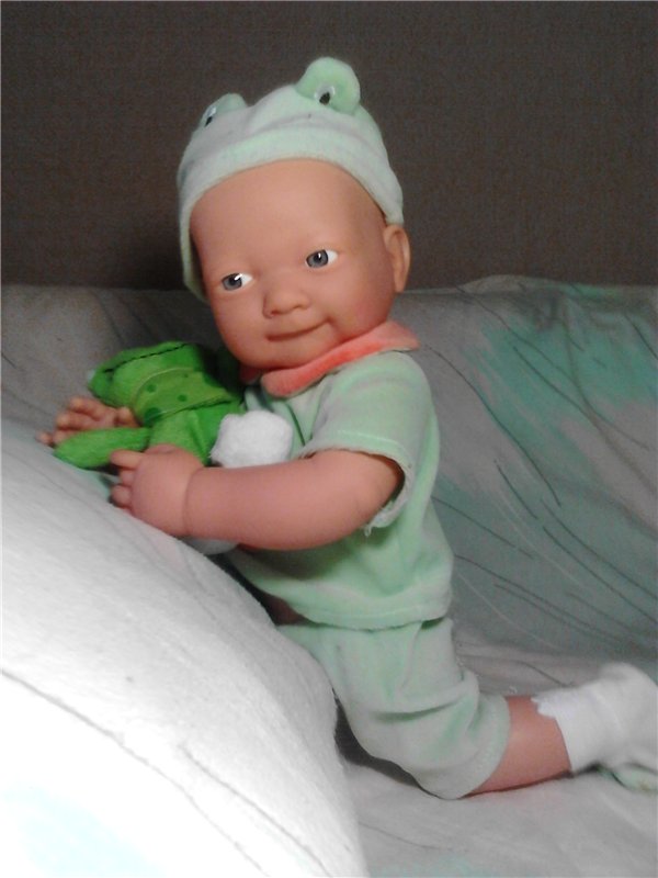 Очаровательный пупс -Малыш "Лягушонок" | Бэйбики Очаровательный пупс -Малыш "Лягушонок" (фото 5)