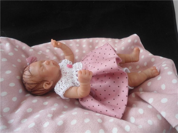 Дюймовочка, авторская кукла своими руками