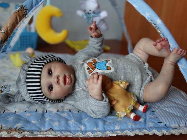 Кукла реборн Капочка приехала