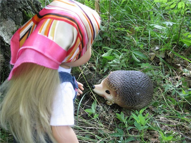 Лесная прогулка с куклой Готц (фото 9)