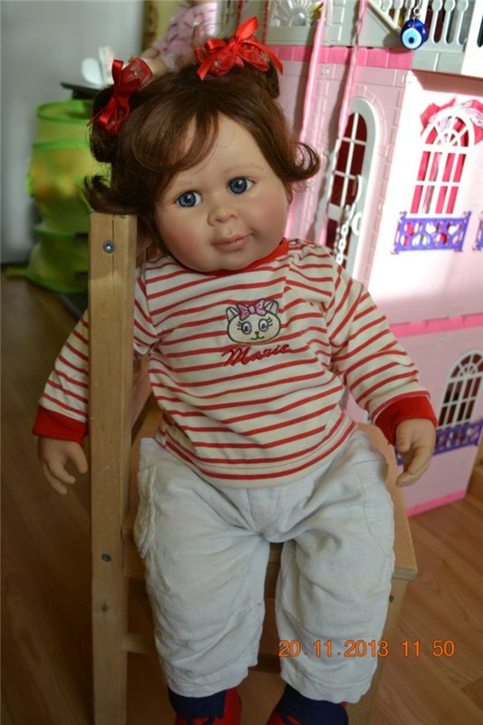 Кофе с молоком или детский сад прибыл. Коллекционные куклы Laura Tuzio Ross и Monika Gerdes (фото 10)