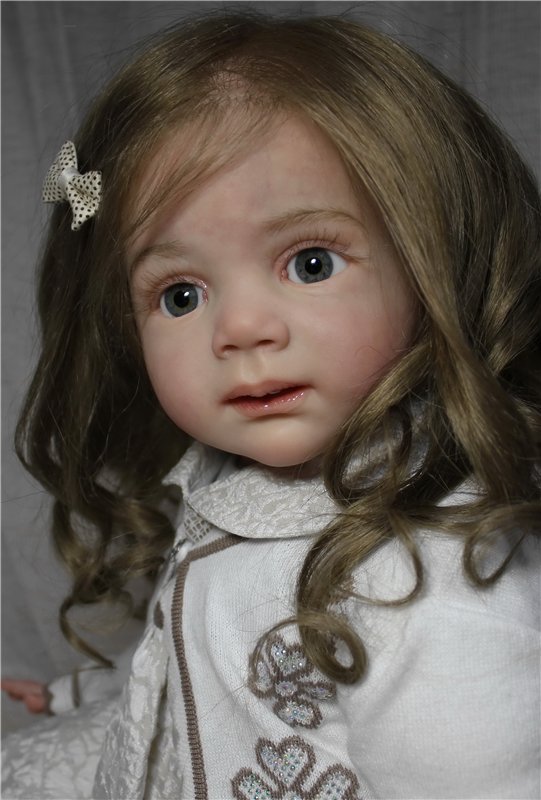 Машенька - маленькая заинька. Куклы реборн Анастасии Гангало (фото 8)