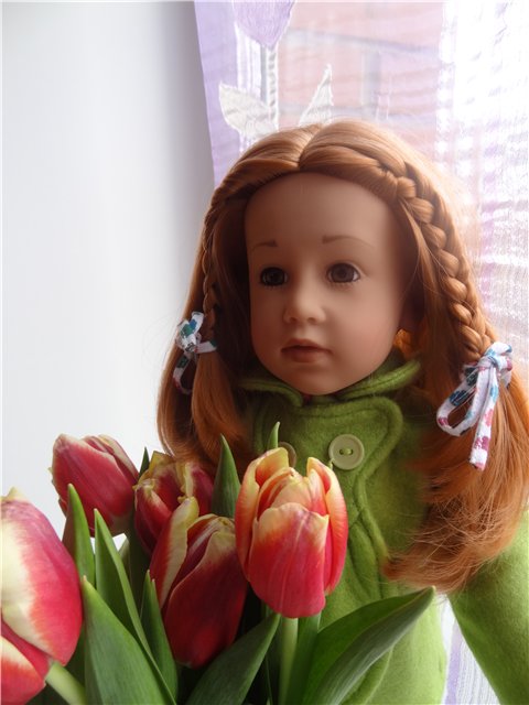 Рыжики весной. Куклы Готц (фото 5)