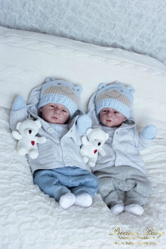 Двойное счастье! Куклы реборн Анастасии Бочковой