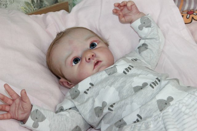 Мои маленький большеглазик, кукла реборн Беспаловои Жанны