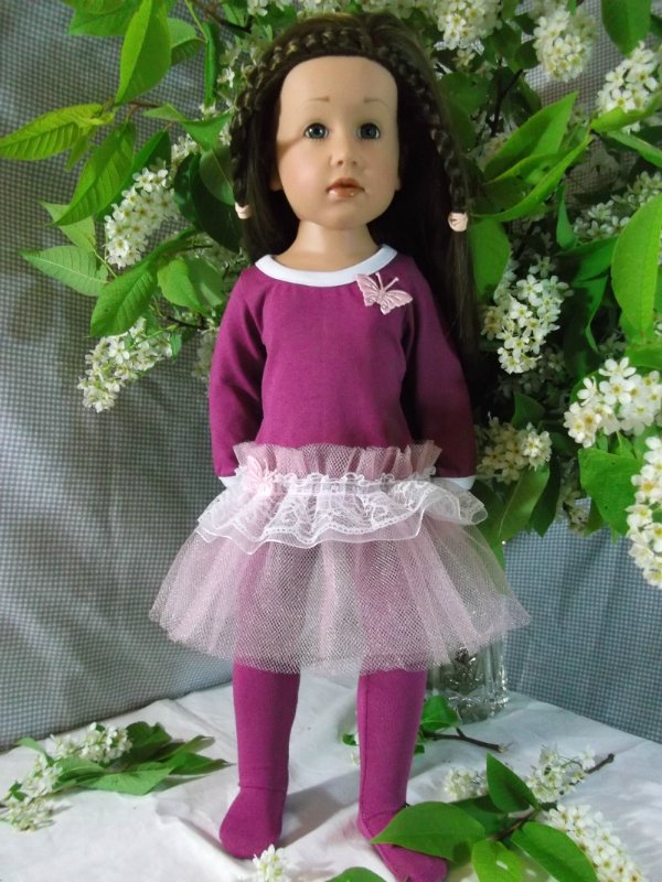 Трикотаж бывает разным. Наряды для кукол Готц (фото 4)
