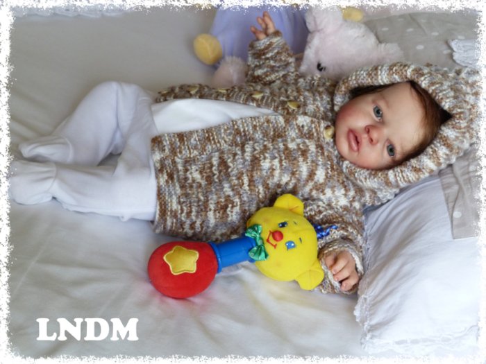 Любимый молд куклы реборн Ноа.Теперь с открытыми глазками (фото 9)