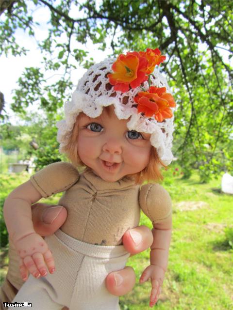 Зося, авторская кукла Ирины Кондрашовой в моей коллекции | Бэйбики Зося, авторская кукла Ирины Кондрашовой в моей коллекции (фото 5)