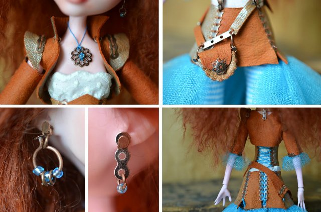 ООАК Дракулауры из Monster High. Версия 2 (фото 10)