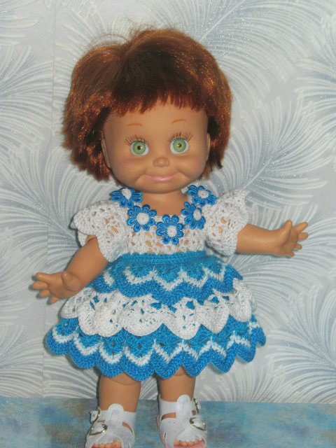 Новая коллекция летних вязаных нарядов для фейсинок, готциков, паолок под названием "Ромашки"