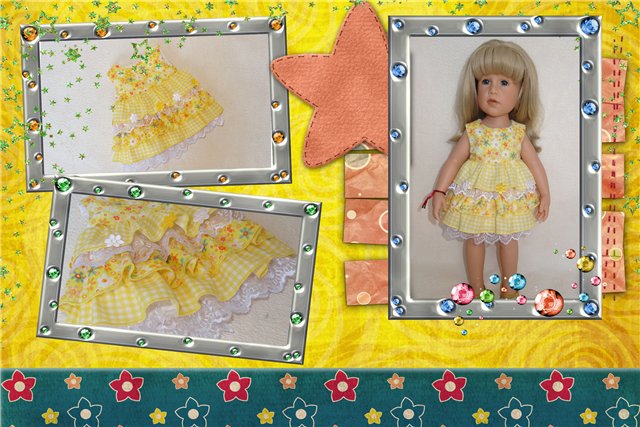 В летних красках | Бэйбики В летних красках — Одежда и обувь для кукол своими руками: фото