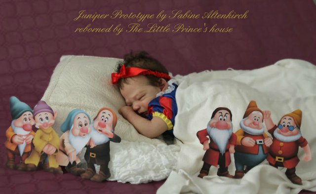 Прекрасная спящая белоснежка Прототип молда Juniper kit by Sabine Altenkirch