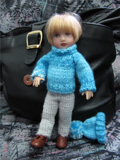 Как Михель на работу к маме ходил. Коллекционная кукла Helen Kish (фото 10)