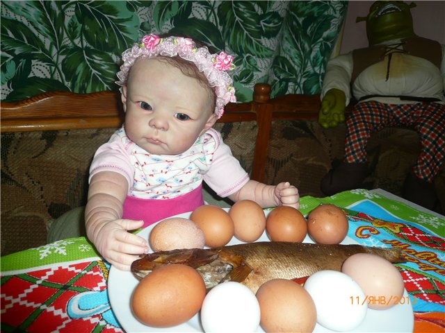 Кукла реборн Оленька. Мамина малышка