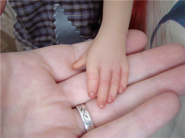 Девочка с собачкой. Авторская кукла Кондрашовой Ирины (фото 4)