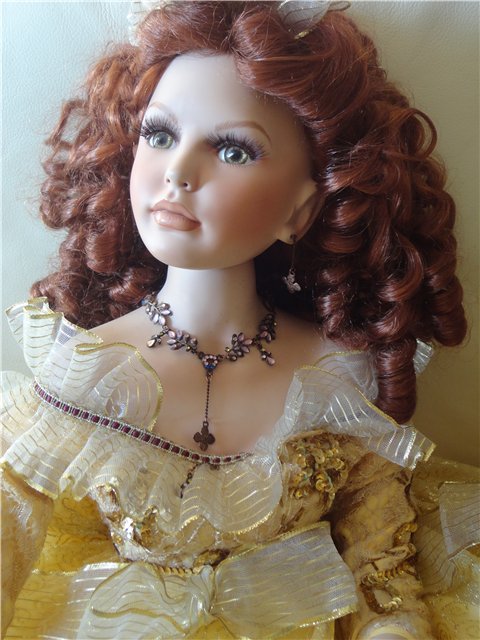 Ты провинилась...красотою! А это редкое богатство! Фарфоровая кукла Donna Rubert - София