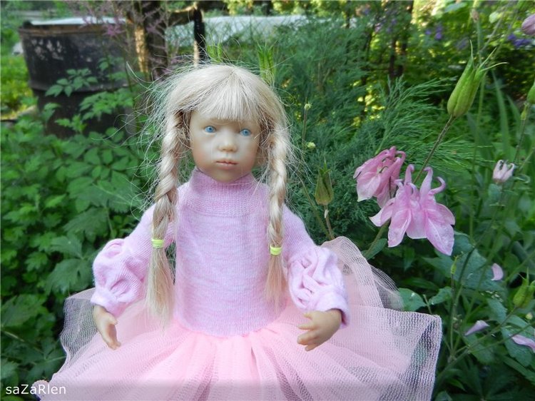 Цветочное настроение... Himmelschlusselchen от Annette Himstedt (фото 2)