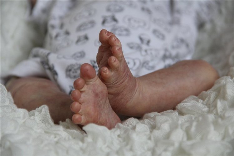 Нечаянная радость... Малыш реборн Ромео, прототип, скульптор Натали Блик, художник Алла Кокс