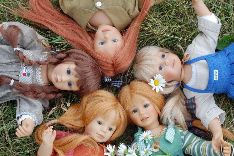 Куклы Bettina Feigenspan-Hirsch или большая прогулка (фото 6)