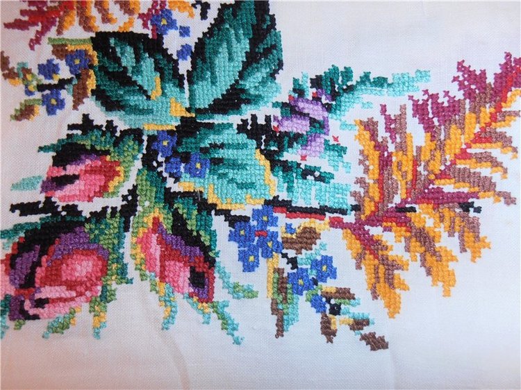 Личная коллекция винтажных скатертей и салфеток (фото 7)