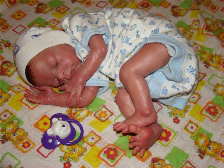 Рождение Никиты. Авторский силиконовый малыш Кондрашовой Ирины