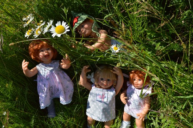 Шито белыми нитками... Вихтели от Rosemarie Anna Muller