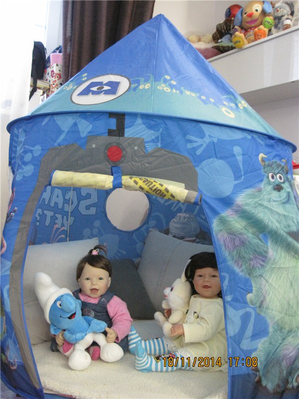 Две сестрёнки. Куклы Lee Middleton Лёля и Катюша