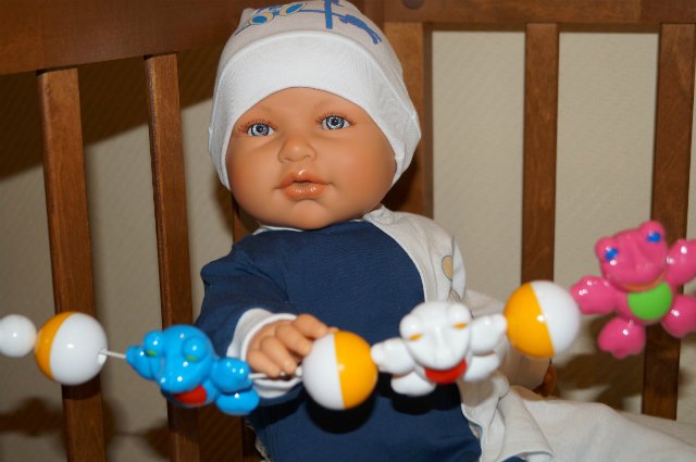 Малыш Лоло в голубом от Антонио Хуан Мунекас. Домашние фото