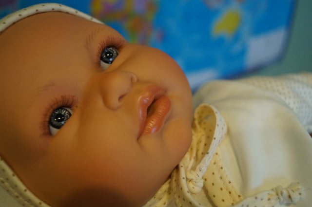 Малыш Лоло в голубом от Антонио Хуан Мунекас. Домашние фото