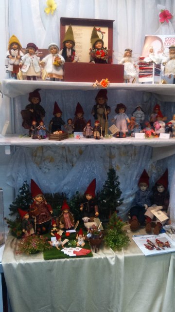 Ещё картинки с выставки... XI Международный Салон кукол на Тишинке в Москве 2015. Фото