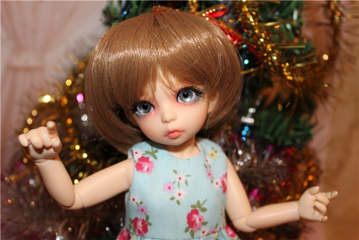 Поздравление с Новым Годом от Маняши. Кукла БЖД Литлфи Анте (фото 4)