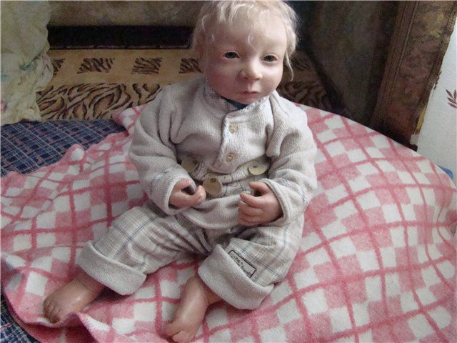 Мой портретный мальчик Тима - кукла своими руками из пластики