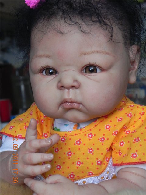 Шоколадная девчонка Александра-Шурочка. Куклы-реборн Светланы Преображенской (фото 6)