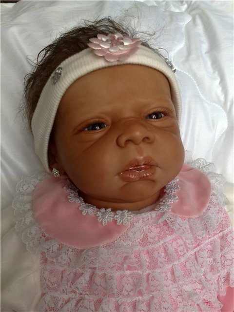 Куколка Мишель мулаточка — Куклы Реборн (Reborn): домашние фото (фото 7)