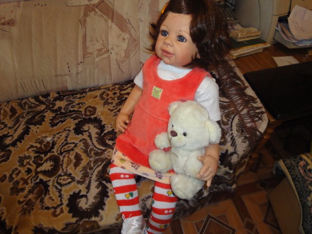 Моя Дашка приехала! Кукла от Monika Levenig (фото 6)