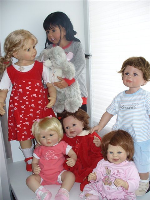 Примите нас в свою компанию. Моя коллекция кукол, часть 2