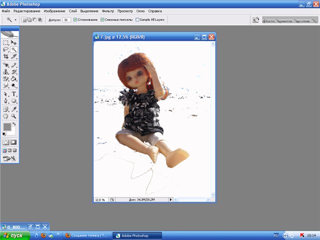 Фотошоп мастер-класс или как сделать сказку из нескольких фоток кукол (фото 8)