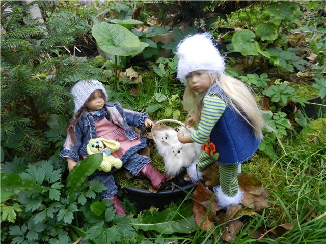 Мои крохотульки на природе. Клубные куколки от Аннет Химштед