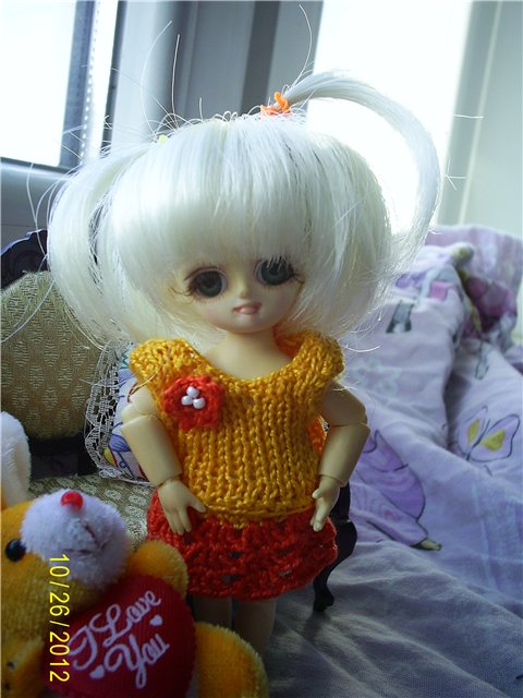 Наряжались, наигрались - и немного показались. Обновки для куклы БЖД (фото 6)