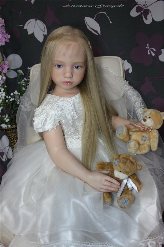 Алеся... Леся, Лесенька. Кукла реборн Анастасии Гангало (фото 6)