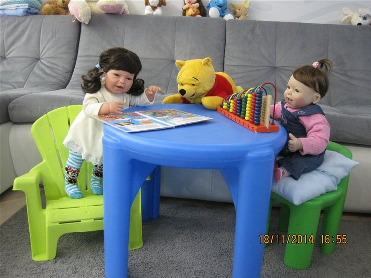 Две сестрёнки. Куклы Lee Middleton Лёля и Катюша