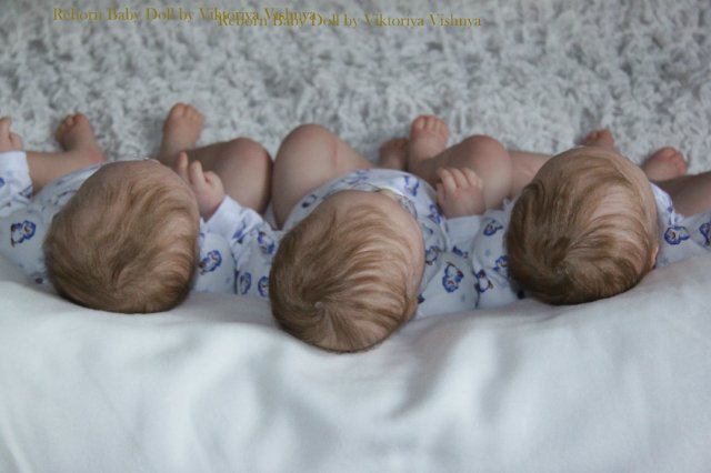Тройняшки Джошики... Куколки реборн Виктории Вишни