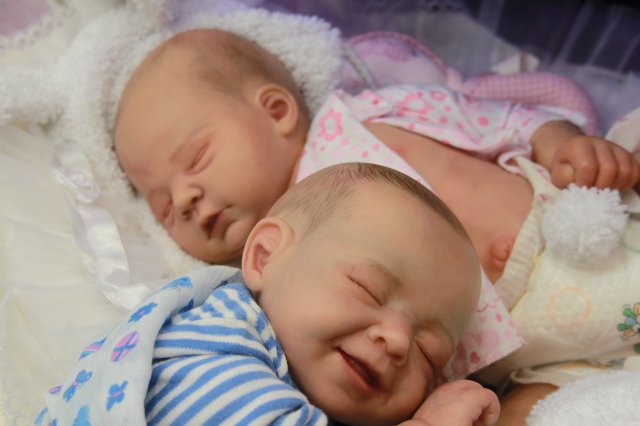 Мои двойняшки-кукла реборн Элины Кудрявцевой