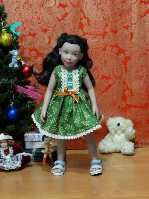 Ёлка в моём детском саду — Одежда и обувь для кукол своими руками: фото