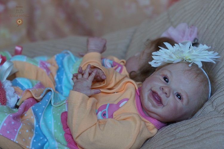 Моя улыбающаяся малышка реборн Харпер