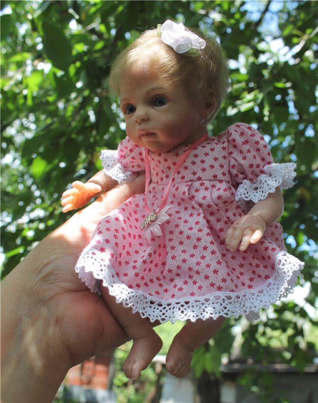 Кукла реборн Nessa. Дюймовочка