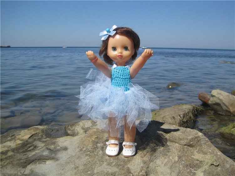 Галчонок и лето. Винтажна куколка СССР Галя