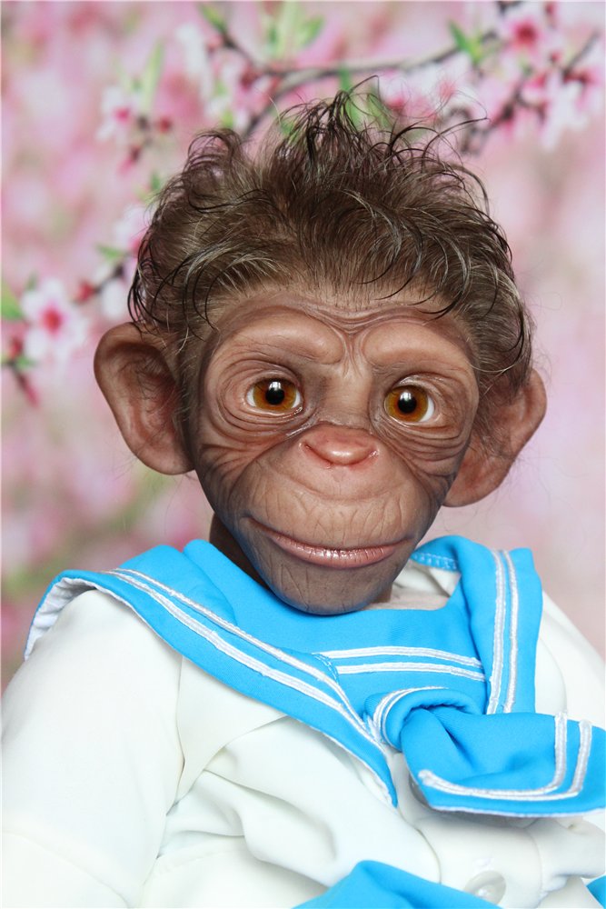 Мартышка номер два. Кукла реборн Светланы Преображенской (фото 2)