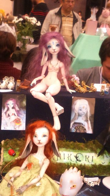 Ещё картинки с выставки... XI Международный Салон кукол на Тишинке в Москве 2015. Фото