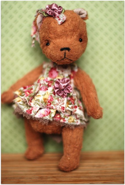 Чудо-девочка-медведь — Домашние фото авторских игрушек: Тедди (фото 2)